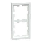 Schneider Electric - D-Life - cadre de finition - blanc lotus - 2 postes