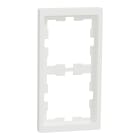 Schneider Electric - D-Life - cadre de finition - blanc nordic mat - 2 postes