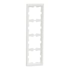 Schneider Electric - D-Life - cadre de finition - blanc nordic mat - 4 postes