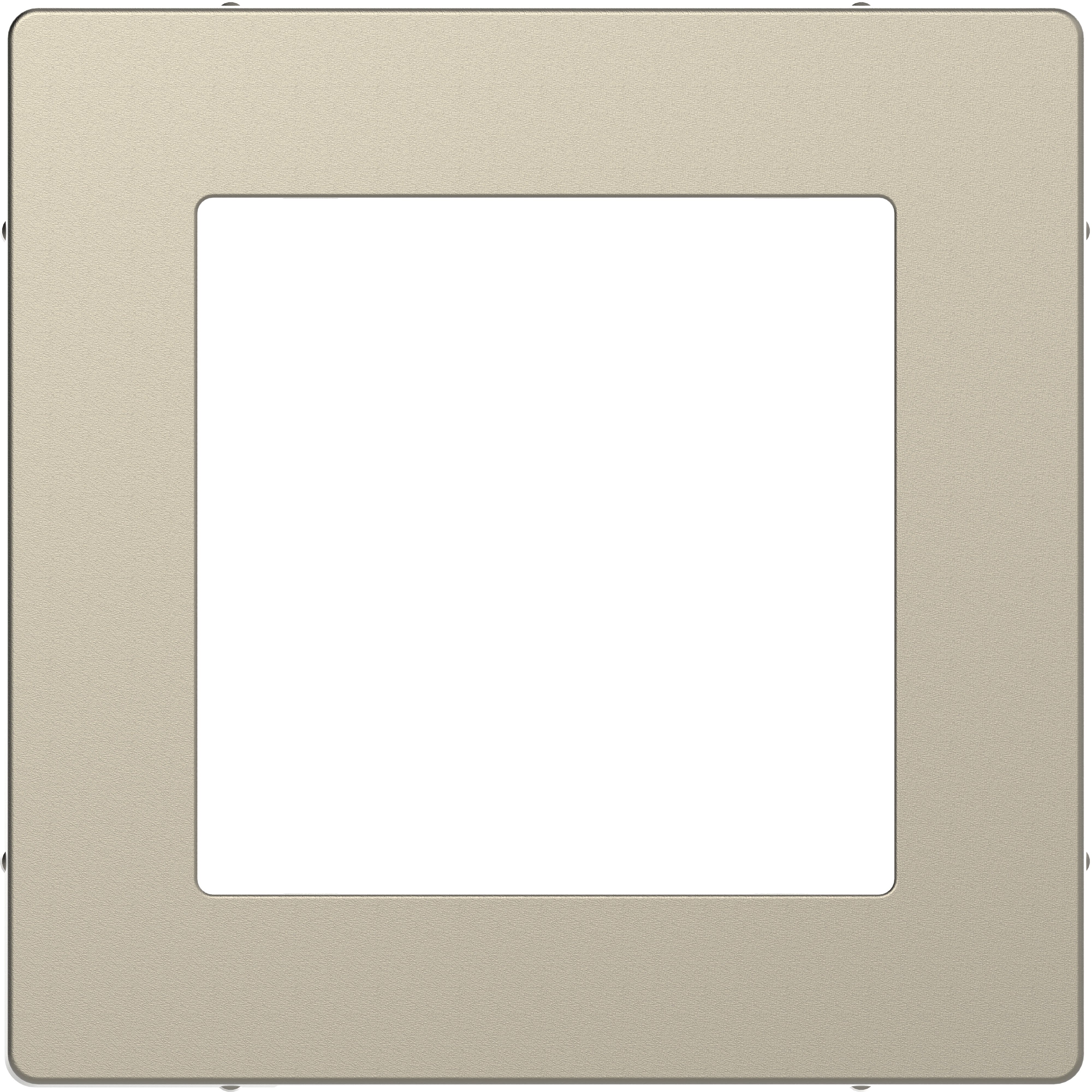 Schneider Electric - D-Life - cadre de finition pour méca 45x45 Unica - blanc sable - 1 poste