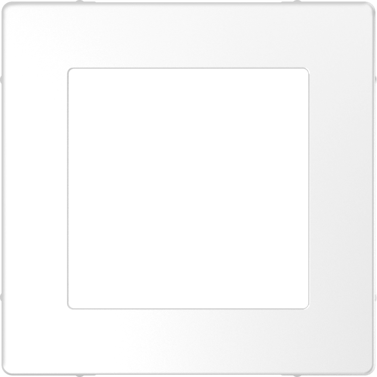 Schneider Electric - D-Life - cadre de finition pour méca 45x45 Unica - blanc lotus - 1 poste