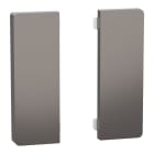 Schneider Electric - SpaceLogic KNX - D-Life - Dynamique - 2 touches médiannes - Métal - Nickel