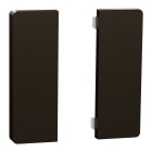 Schneider Electric - SpaceLogic KNX - D-Life - Dynamique - 2 touches médiannes - Métal - Mocca