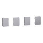 Schneider Electric - SpaceLogic KNX - D-Life - Dynamique - 4 touches petites - Acier