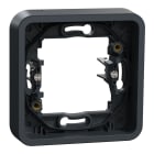 Schneider Electric - Mureva Styl - Cadre 1 poste à griffes - encastré - IP55 - IK08 - gris