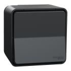 Schneider Electric - Mureva Styl - Bouton poussoir - saillie - IP55 - IK08 - connexion auto - gris