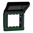 Schneider Electric - Mureva Styl - Adaptateur pour fonction 45X45 - composable - IP55 - IK07 - gris