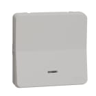 Schneider Electric - Mureva Styl - Bouton poussoir lumineux LED - composable - IP55 - IK08 - blanc