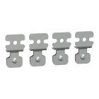 Schneider Electric - PanelSeT Accessoires - Jeu de 4 pattes de fixation acier - pour boite