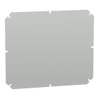 Schneider Electric - PanelSeT TBP/TBS - platine de montage - 1 châssis plein - polyester gris 341x291