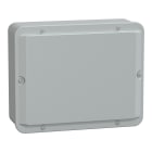 Schneider Electric - PanelSeT SDB - boîte acier - couvercle bas - sans prédécoupage - 256x206x93mm