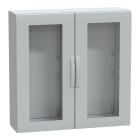 Schneider Electric - PanelSeT - Armoire polyester 1000x1000x320 - IP65 - vitrée Ral 7035