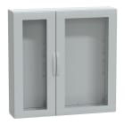 Schneider Electric - PanelSeT - Armoire polyester 1250x1250x320 - IP65 - vitrée Ral 7035