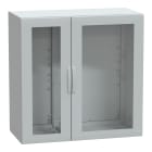 Schneider Electric - PanelSeT - Armoire polyester 1250x1250x620 - IP65 - vitrée Ral 7035