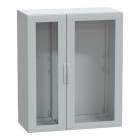 Schneider Electric - PanelSeT - Armoire polyester 1500x1250x620 - IP65 - vitrée Ral 7035