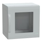 Schneider Electric - PanelSeT - Armoire polyester 500x500x420 - IP65 - vitrée Ral 7035