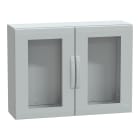 Schneider Electric - PanelSeT - Armoire polyester 750x1000x320 - IP65 - vitrée Ral 7035