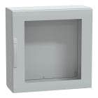 Schneider Electric - PanelSeT - Armoire polyester 750x750x320 - IP65 - vitrée Ral 7035
