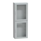 Schneider Electric - PanelSeT - Armoire polyester toit 2000x750x420 - IP44 Ral 7035