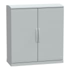 Schneider Electric - PanelSeT - Armoire polyester socle +toit 1000x1000x420 - IP44 Ral 7035