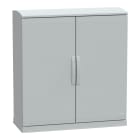 Schneider Electric - PanelSeT - Armoire polyester socle +toit 1000x1000x420 - IP44 Ral 7035