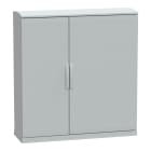 Schneider Electric - PanelSeT - Armoire polyester socle + toit 1250x1250x420- IP44 Ral 7035