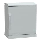 Schneider Electric - PanelSeT - Armoire polyester socle + toit 500x500x320 - IP44 Ral 7035