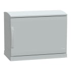 Schneider Electric - PanelSeT - Armoire polyester socle + toit 500x750x420 - IP44 Ral 7035