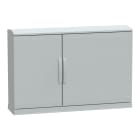 Schneider Electric - PanelSeT - Armoire polyester socle + toit 750x1250x320 - IP44 Ral 7035