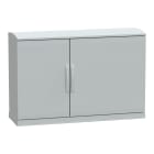 Schneider Electric - PanelSeT - Armoire polyester socle + toit 750x1250x420 - IP44 Ral 7035