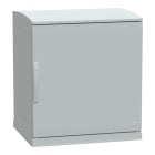 Schneider Electric - PanelSeT - Armoire polyester socle + toit 750x750x620 - IP44 Ral 7035