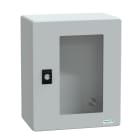 Schneider Electric - PanelSeT - Coffret polyester 308x250x160 - porte vitrée - IP66 Ral 7035