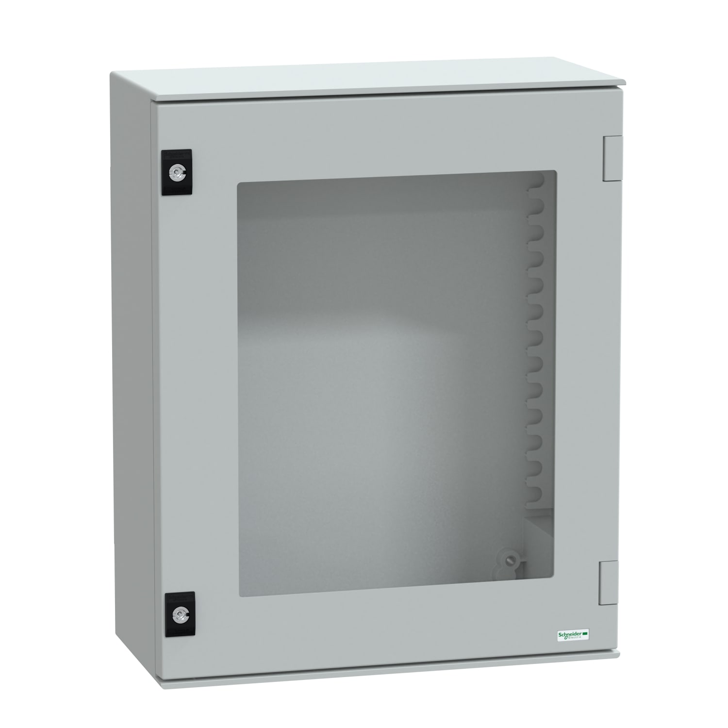 Schneider Electric - Thalassa PLM - Coffret polyester 530x430x200 - Porte vitree - IP66 Ral 7035