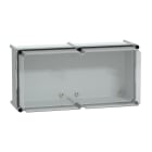 Schneider Electric - PanelSeT PLS - Boite avec Couvercle transparent27x54x23 Ral 7035