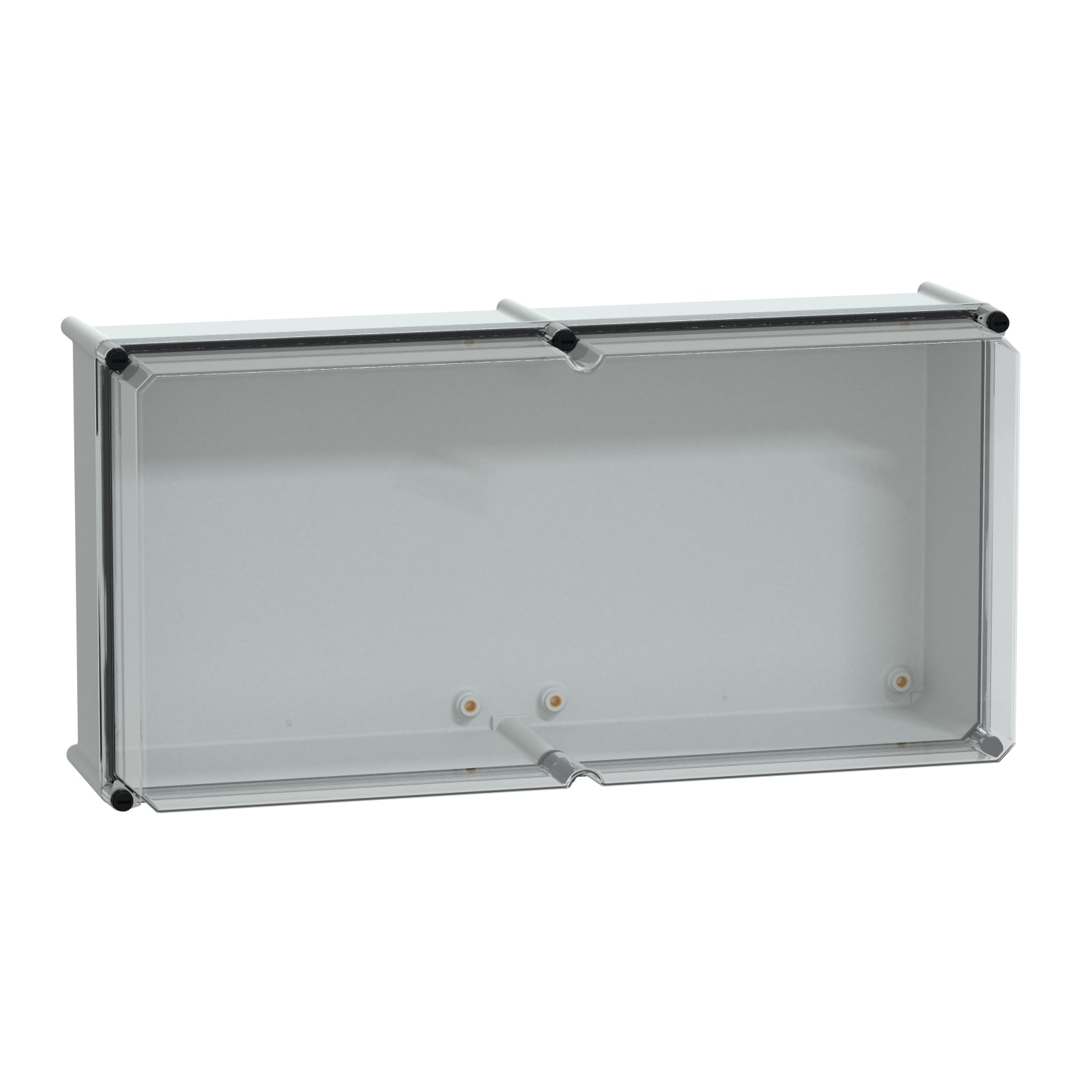 Schneider Electric - PanelSeT PLS - Boite avec Couvercle transparent 36x72x23 Ral 7035