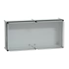 Schneider Electric - PanelSeT PLS - Boite avec Couvercle transparent 36x72x23 Ral 7035