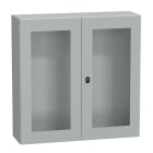 Schneider Electric - PanelSeT S3D - Enveloppe acier - H1000xL1000xP300 - 2 portes vitrée