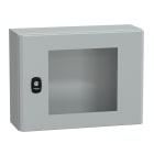 Schneider Electric - PanelSeT S3D - Enveloppe acier - H300xL400xP150 mm - porte vitrée