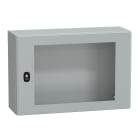 Schneider Electric - PanelSeT S3D - Enveloppe acier - H400xL600xP200 mm - porte vitrée