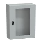 Schneider Electric - PanelSeT S3D - Enveloppe acier - H500xL400xP200 mm - porte vitrée