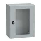 Schneider Electric - PanelSeT S3D - Enveloppe acier - H500xL400xP250 mm - porte vitrée