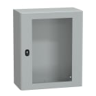 Schneider Electric - PanelSeT S3D - Enveloppe acier - H600xL500xP250 mm - porte vitrée