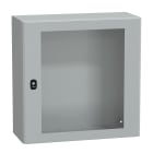 Schneider Electric - PanelSeT S3D - Enveloppe acier - H600xL600xP250 mm - porte vitrée