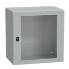 Schneider Electric - PanelSeT S3D - Enveloppe acier - H600xL600xP400 mm - porte vitrée