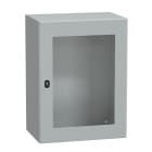 Schneider Electric - PanelSeT S3D - Enveloppe acier - H800xL600xP400 - porte vitrée