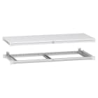 Schneider Electric - PrismaSeT HD - cadre supérieur et inférieur - 1200x500 mm - blanc