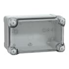 Schneider Electric - PanelSeT - boîte industrielle - Couvercle haut transparent - 192x121x105mm - PC