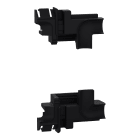 Schneider Electric - PanelSeT SFN Accessoires - reteneur pour cellule double portes