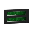 Schneider Electric - Unica - boîte de concentration encastrée complète - 2 rang de 10 mod - anthra