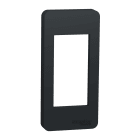 Schneider Electric - Unica - plaque de finition étroite - Anthracite - 1 module